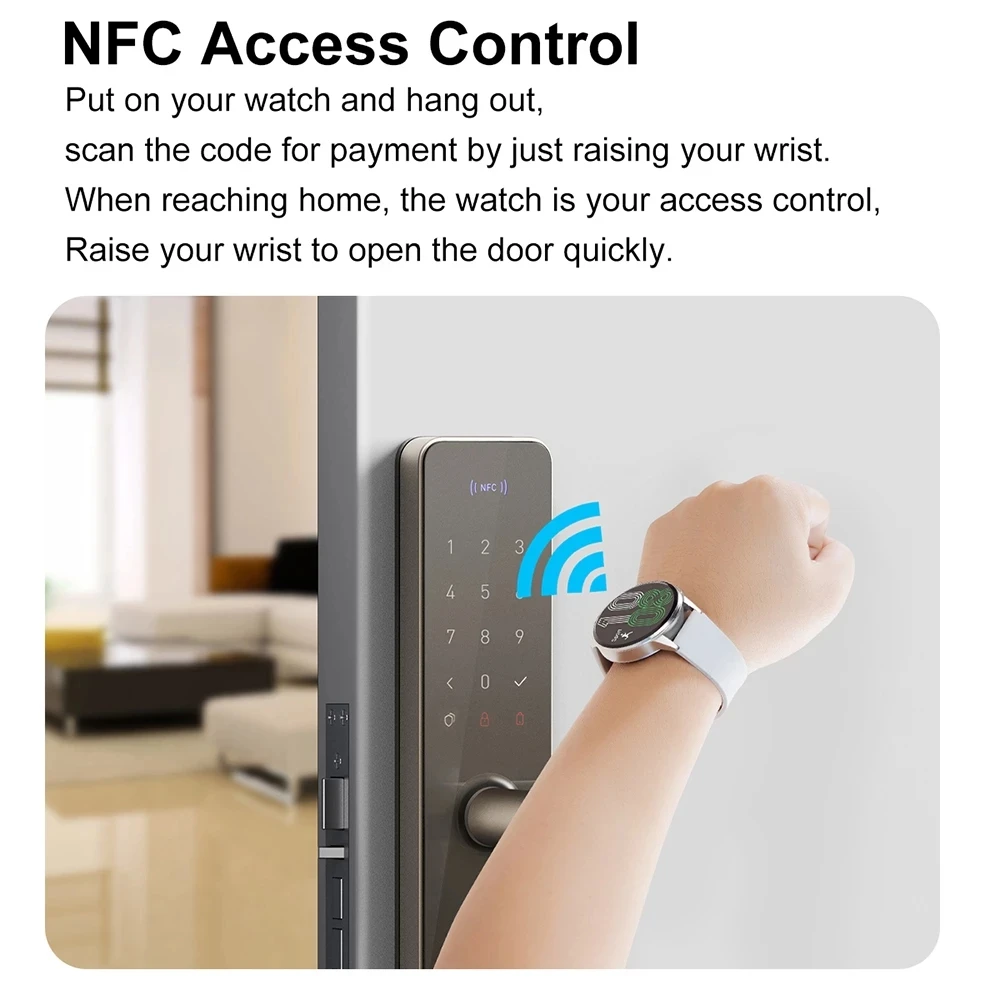 2023 ο NFC Ʈ ġ  Ʈ  ȭ  GPS Ʈ Smartwatch ɹڼ ECG PPG Smartwatch