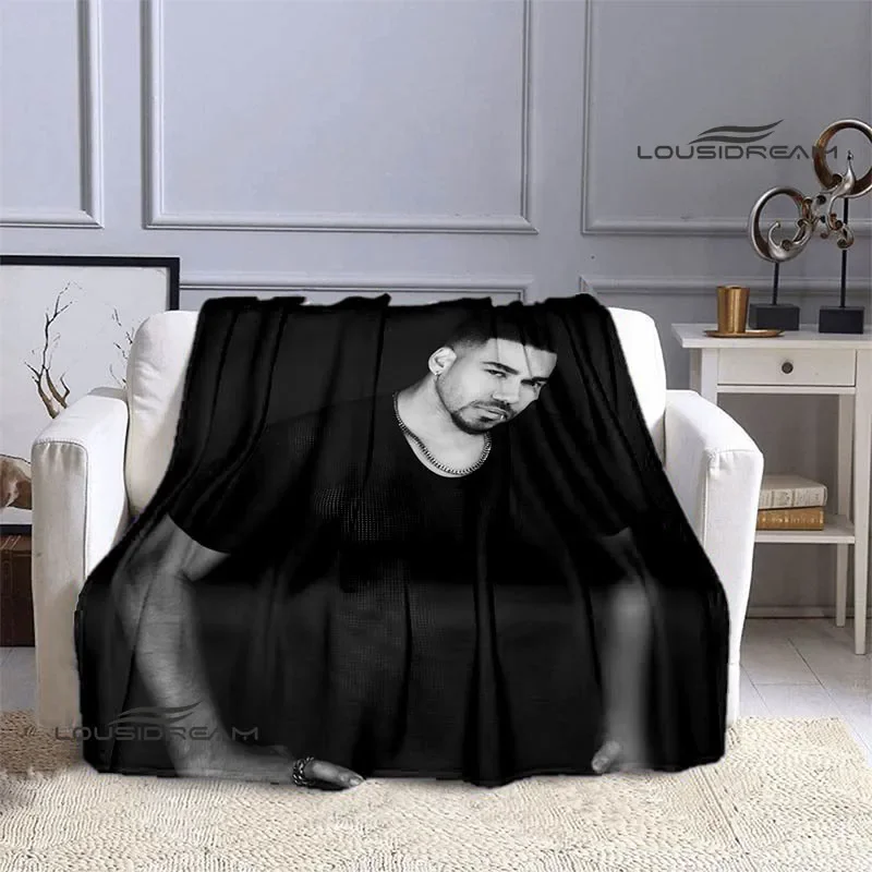 Latin singer Romeo Santos blankets Flannel Warm blanket soft and comfortable blanket picnic blankets bed linings birthday gift 6