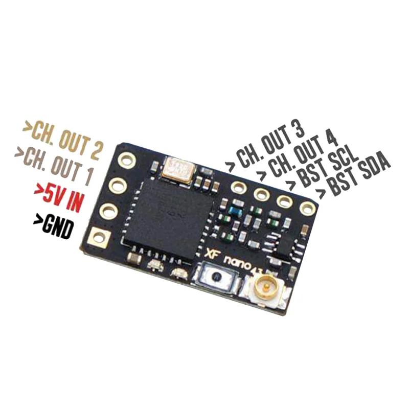 Kit Récepteur Radio RC Noir 2.4GHz pour Drone - Compatible Tango 2