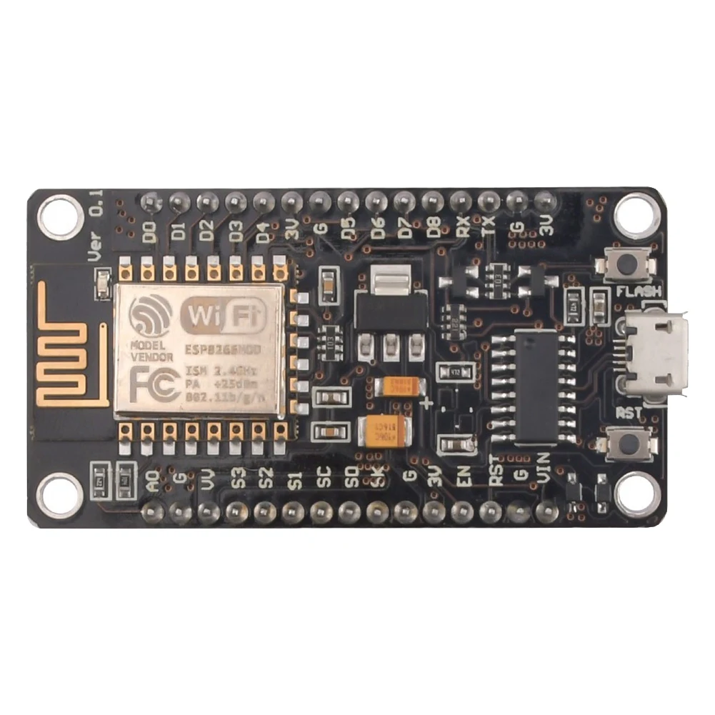 

Wireless Module NodeMcu Lua WIFI V3 Module IOT Internet Development Board ESP8266 Serial Port for Arduino