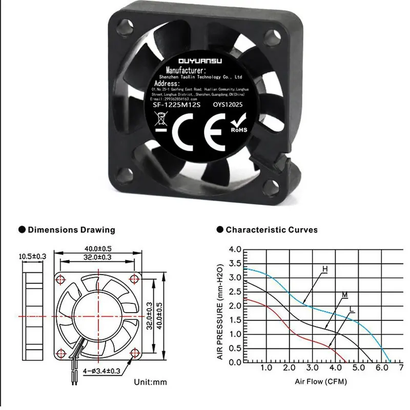 40mmx40mmx10mm 50mmx50mmx10mm 60mmx60mmx10mm 5V 2Pin DC Cooling Silent Fan CPU thumbnail 5