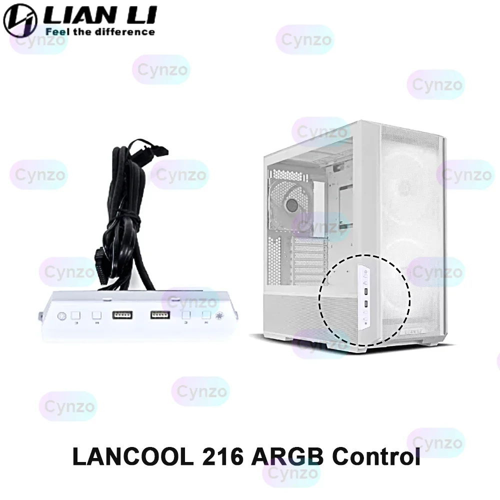 Lian Li Argb Control & Usb Module Per Lancool 216 Case Fan Lan216-1 (La Scheda Madre Deve Avere Altre 2 Porte Usb 3.0)