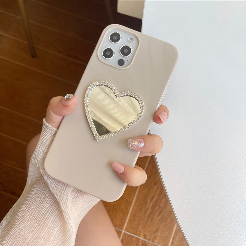 Lot De 12 Crochets Adhésifs En Métal En Forme De Cœur Pour Téléphone - Support Doigt Doré Et Argenté
