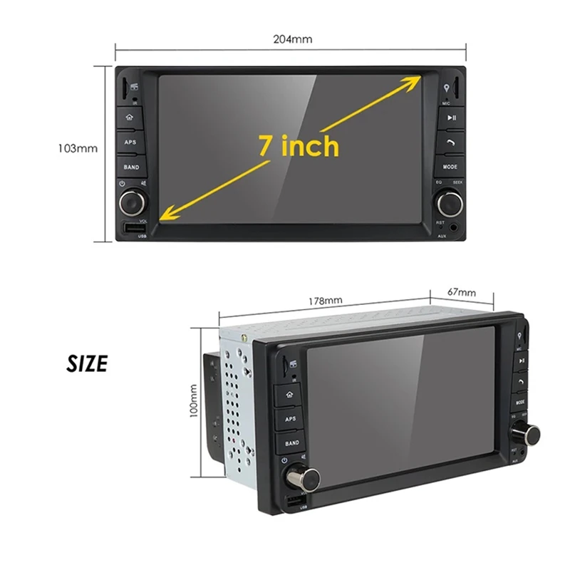 9.0 ȵ̵ ڵ  GPS DVD ÷̾,  MP5 ׺, ĸ麸 ÷̾, Ÿ ڷѶ 1 + 16G, 7 ġ