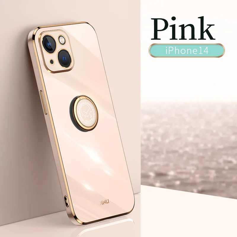 Luxury Plating Silicone Phone Case Cover