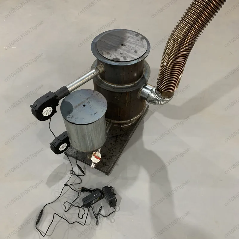 Hot Air Stove Double-layer Warm Air Waste Oil Vaporization Furnace Double-layer Heating and Warming Fast Waste Oilheatingfurnace