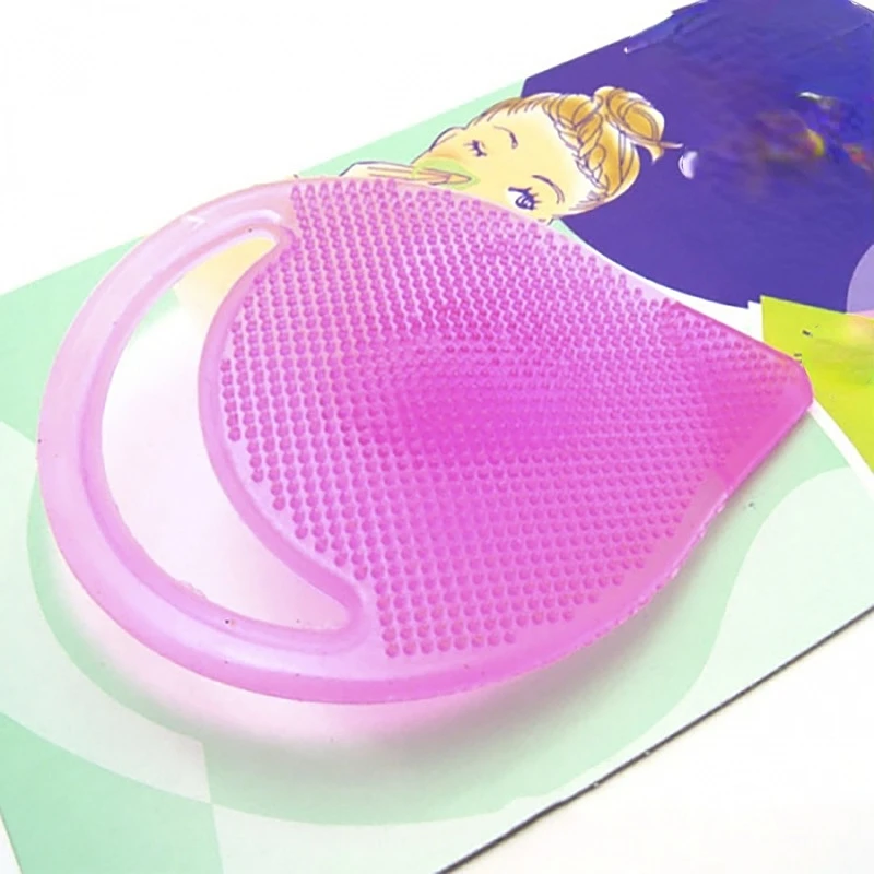 Manual Exfoliation With Face Wash Silicone Face Wash Brush To Remove