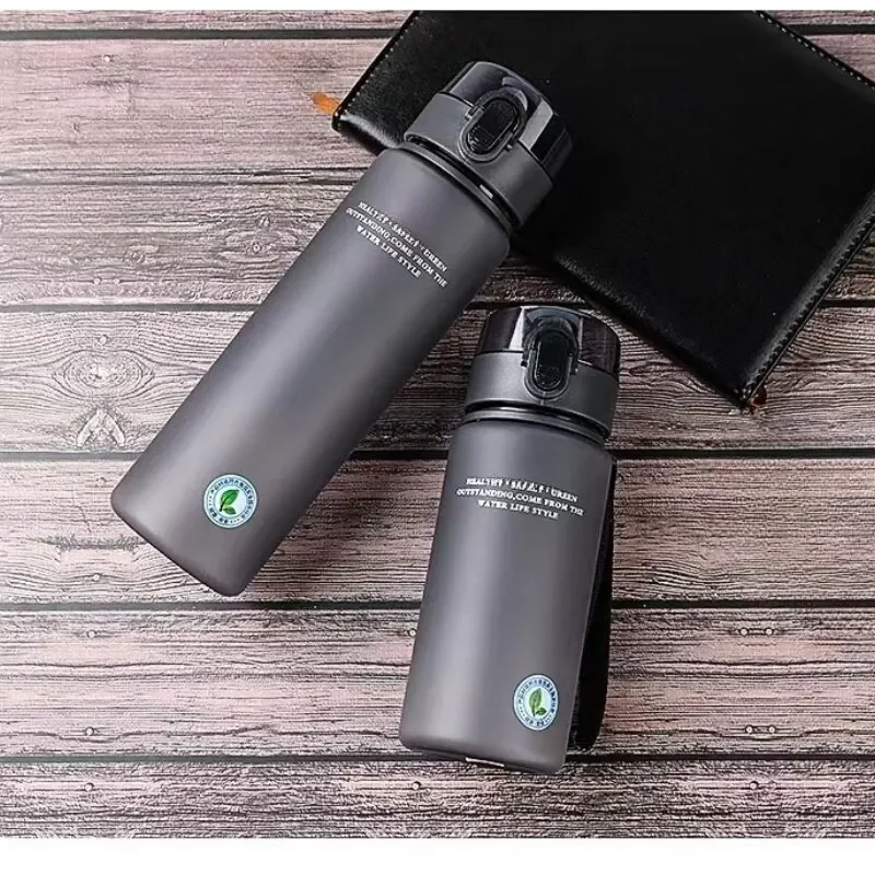 Portable BPA Free Leak Proof Sports&Fitness Frosted Water Bottle 400/560ml Tour Hiking Drinkware outdoorWater Bottle