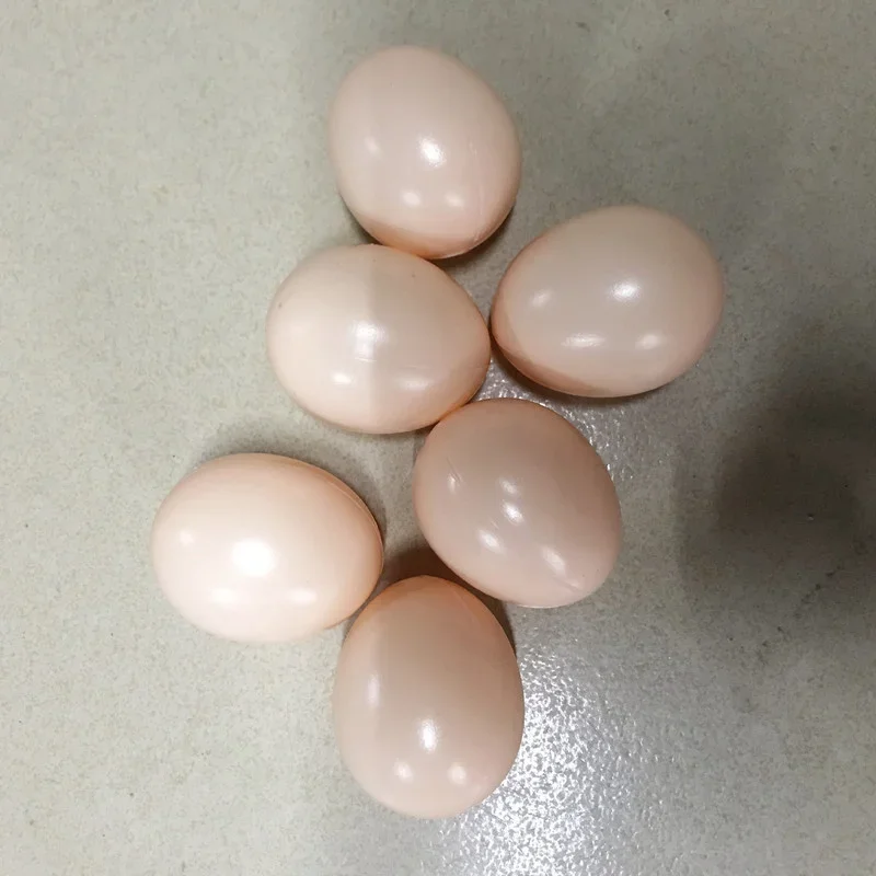 Chicken Fake Eggs 5/10Pcs/Set Chicken House Small Fake Eggs Farm Animal Supplies Cages Accessories Guide Chicken nest Egg Kids Toys Painting