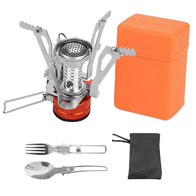 Camping Stove Portable Camp Stove Compact Wind Resistant Camping Stove