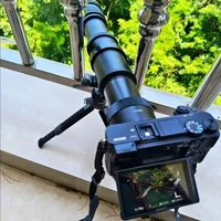 Lightdow 420-800mm F8.3 Manual Telephoto Zoom Lens Long-distance Photography with 2X Converter Set for Canon Nikon Sony Cameras - Image 5
