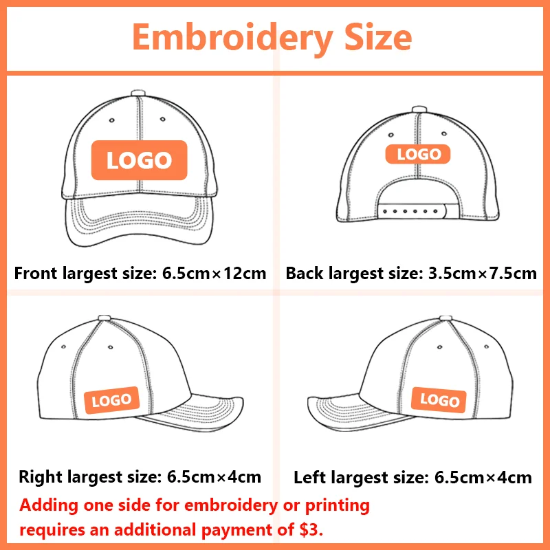 Custom Embroidery High Quality Cotton for Men and Women Baseball Hats Design DIY Wholesale Print Custom Summer Sun Hats 3