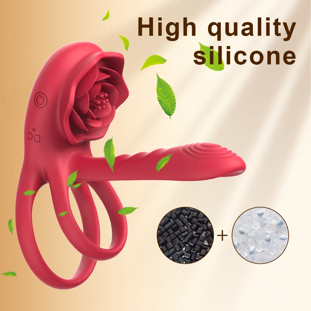 Powerful Cockring Vibrator Clitoris Stimulation Delay Ejaculation Remote Control Cock Ring Penis Ring Adults Sex Toy for Couple 4