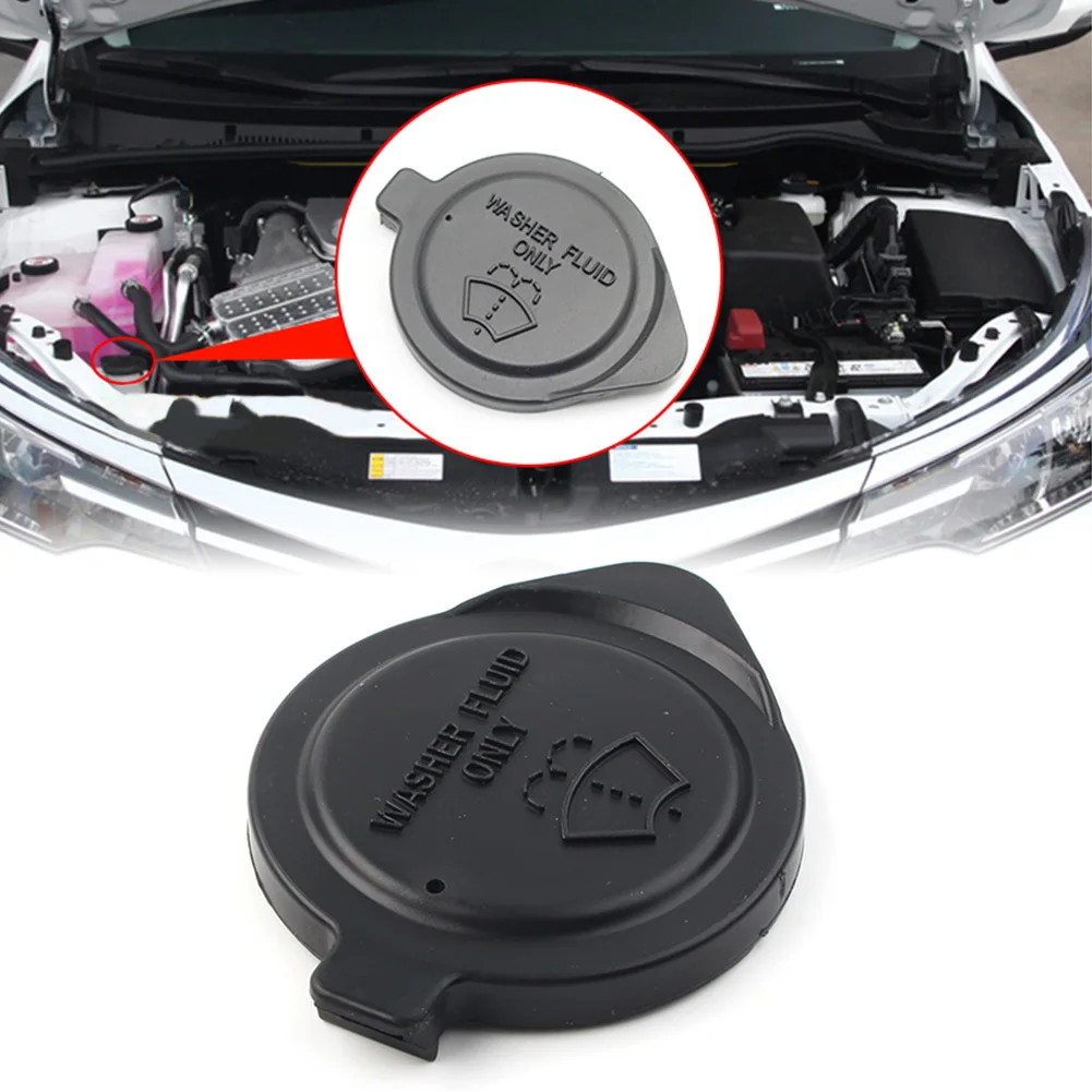 

2PC Black Windshield Washer Bottle Reservoir Cap For Toyota Hilux Vios 2008 -2014 85386-60050