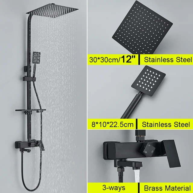 3-Way D12 Black