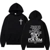 Aesthetic Christian Hoodie Streetwear Men's Jesus Letters Print Vintage Sweatshirt Unisex Fashion Casual Long Sleeve Hoodies Y2K 1