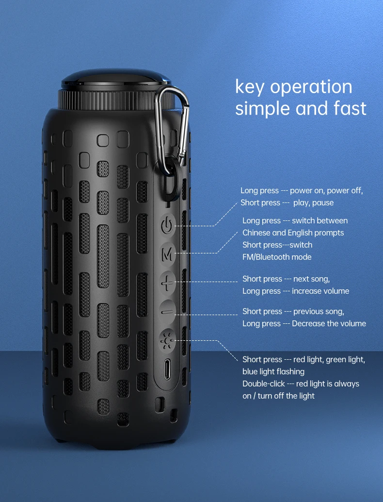 Jemcravo™ Waterproof Speaker With Earbuds