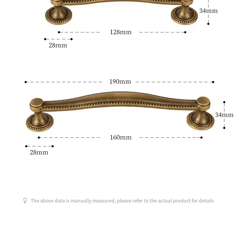 antique brass furniture knob and shell handle