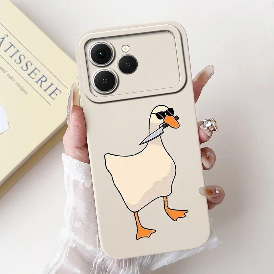 Tecno Spark 40 Cartoon Space Silicone Phone Case with Camera Protection