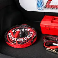 Portable 2000A battery jumper cable with Adapter Heavy Duty Jumper Cables for winter vehicles emergency ignition protection