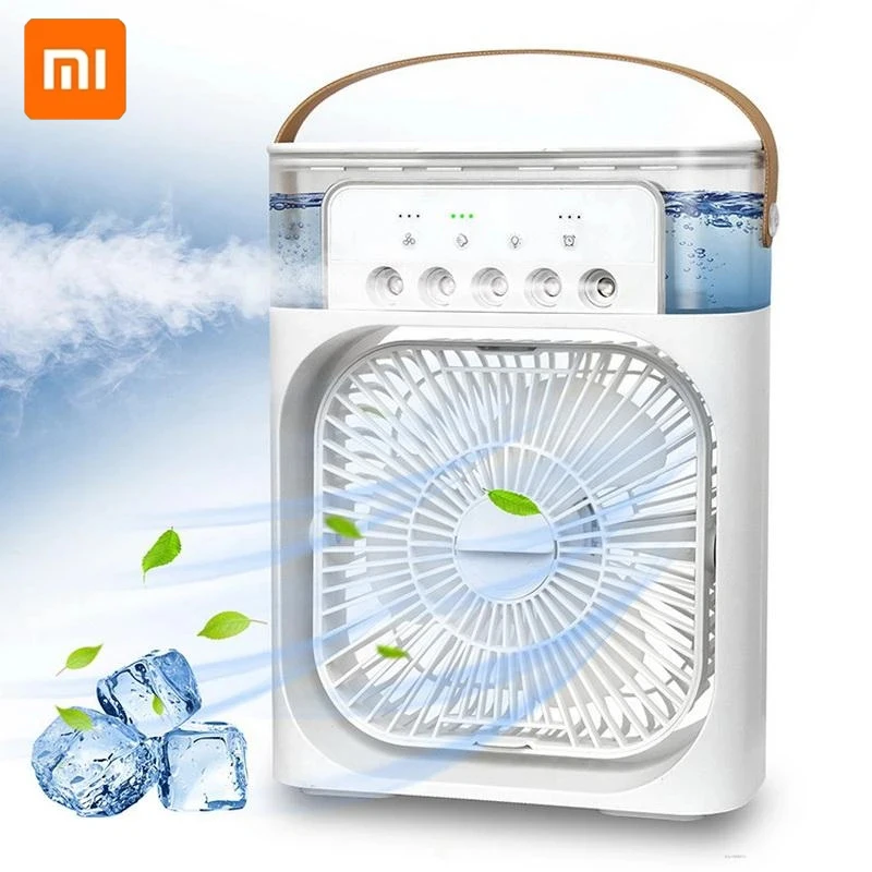 

Xiaomi новый воздушный кондиционер, кулер с водяным охлаждением, распылительный вентилятор, USB Настольный увлажнитель, мини-вентилятор с воздушным охлаждением, беспроводной вентилятор