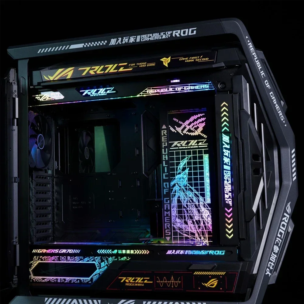 DIY ARGB Lightboard Kit for Asus GR701 Chassis ROG HYPERION Gamer Cabinet Laser Lighting Panels MOD Refit Plate 5V AURA SYNC pc case pc chassis
