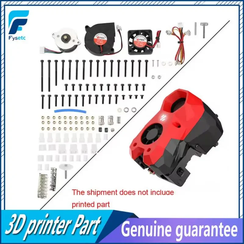 Voron-stealthburner Kit com Motor e Ventilador Extrusora Hotend Abs Mais Stealth Burner Peças de Impressora 3d Voron 2.4 Tridente
