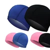 Ultra thin Bathing Caps Free Size Comfortable Swimming Caps For Men Women Elastic Nylon Ear Protection Long Hair Swimming Hat 2
