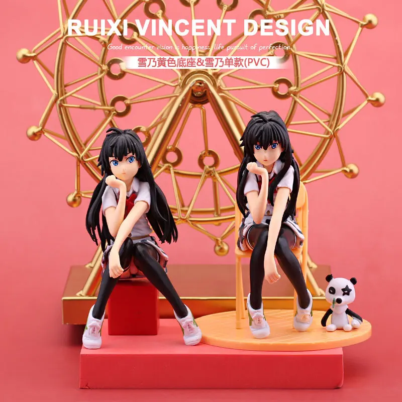 8 см аниме яхари руда No Seishun любовь комедия Wa Machigatteiru. Фигурка Zoku Yukinoshita Yukino фигурка