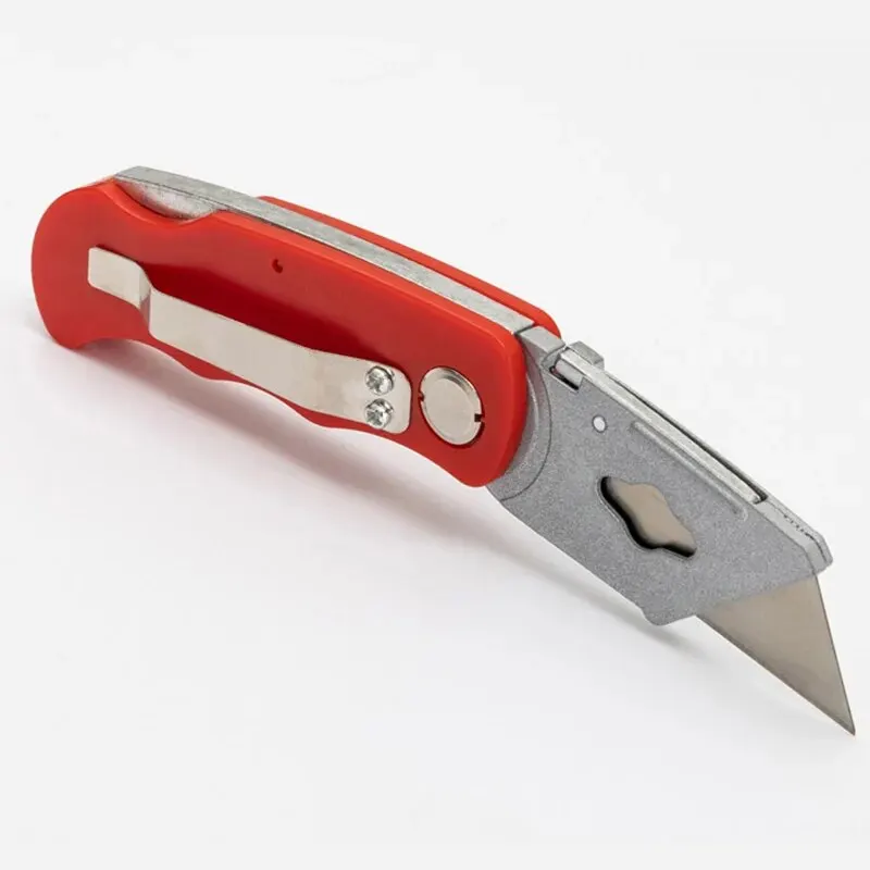 Utility Knife Retractable Sharp Cut Heavy Duty Steel Break 18mm Blade Paper Cut Electrician