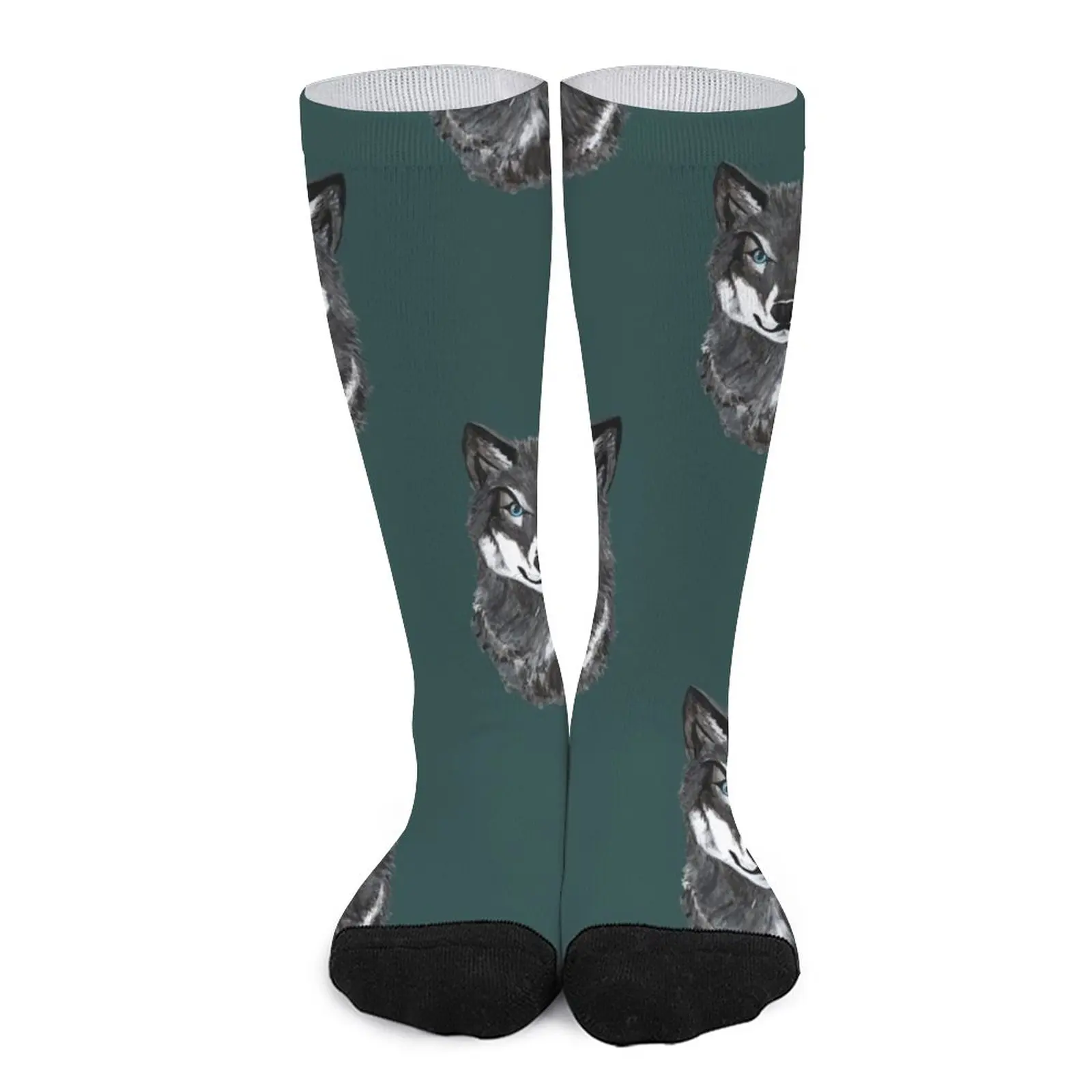 

Wolf Socks funny gift socks for men funny socks men basketball