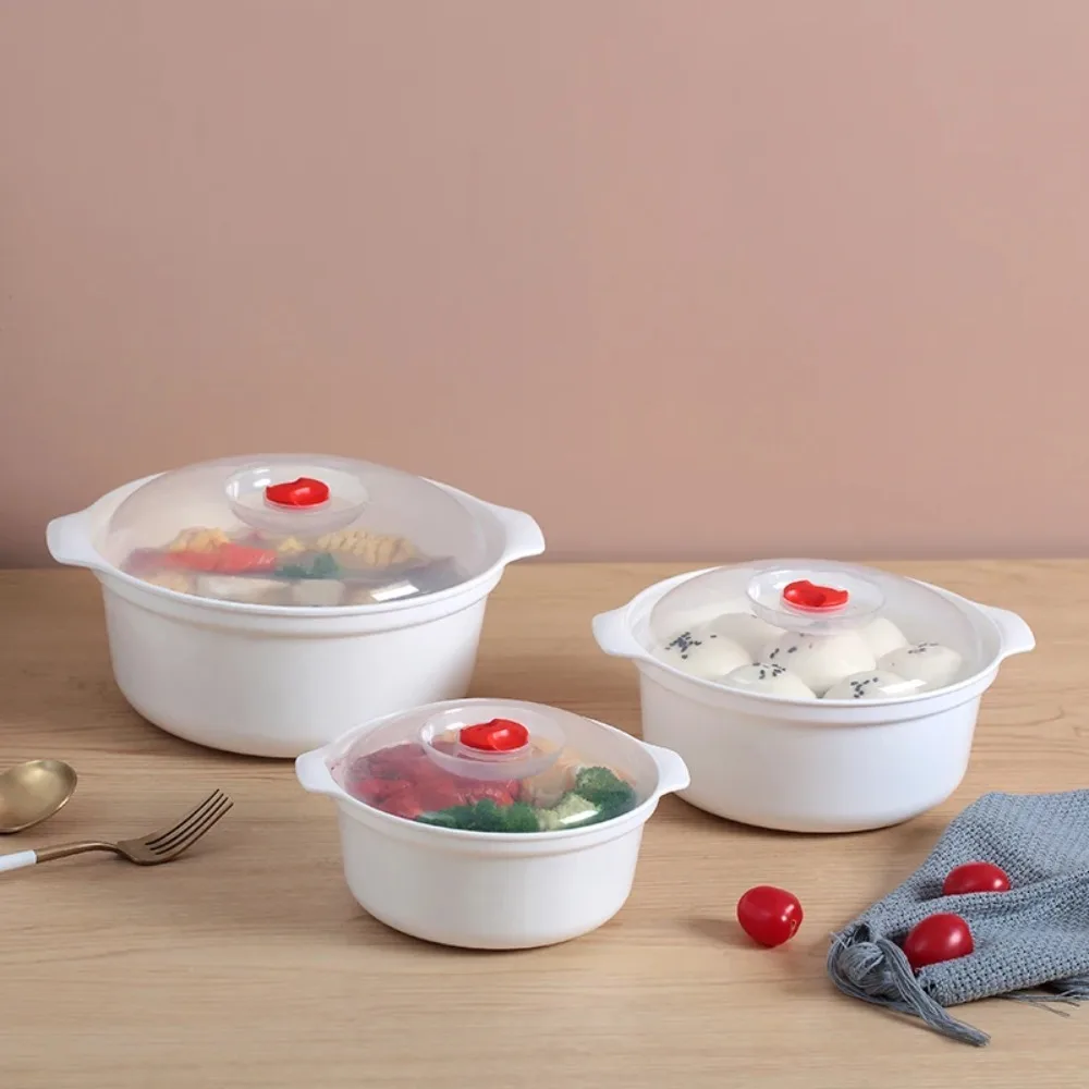 Microwave Oven Box Microwave Oven Special Box Heated Soup Pot Rice Steamed Hot Steamed Buns With Lid Eco-friendly Food Grade Kitchen Tool