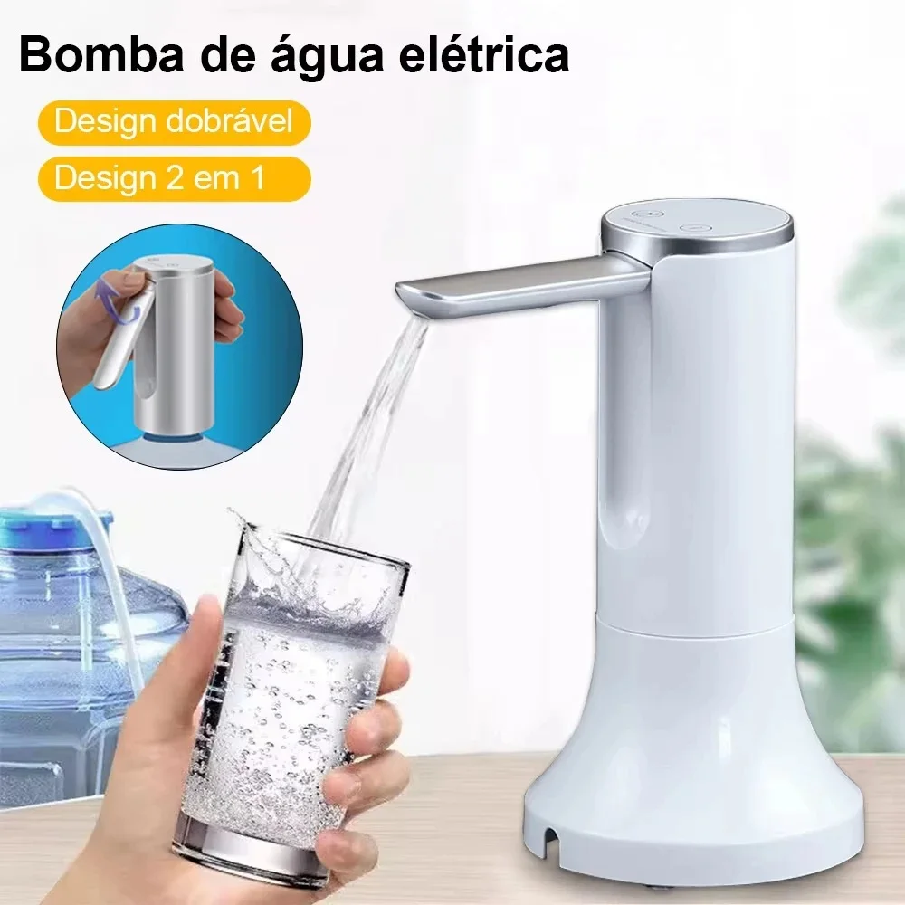 Electric Water Dispenser Foldable Automatic Water Pump Bottle With LED Display USB Charging Household Barreled Water Dispenser 2