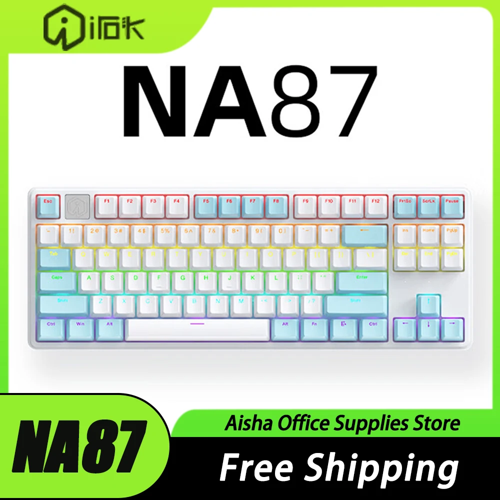 

Irok Na87 Magnetic Switch Keyboard 8K Quick Trigger RGB Hot Swap Low Delay Gaming Keyboard Ergonomics Pc Gamer Gift Varolant
