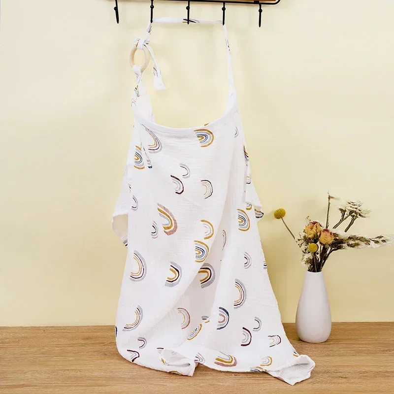 Breastfeeding Cover Mother Outing Adjustable Privacy Cotton Baby Feeding Nursing Apron Stroller Blanket