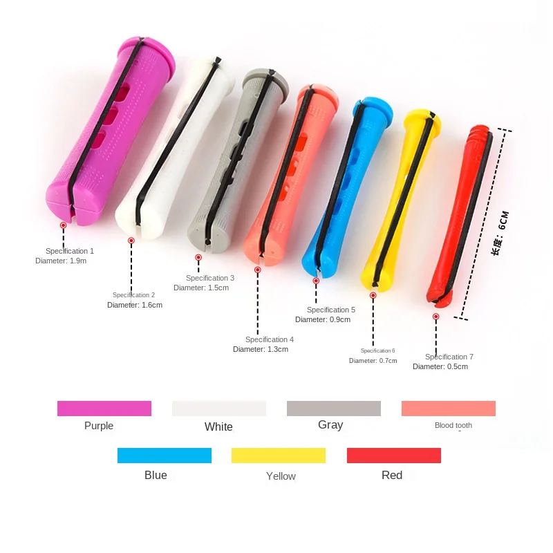 Perm Rods And Hair Rollers 12 Pieces/set for Women Long Short Curling
