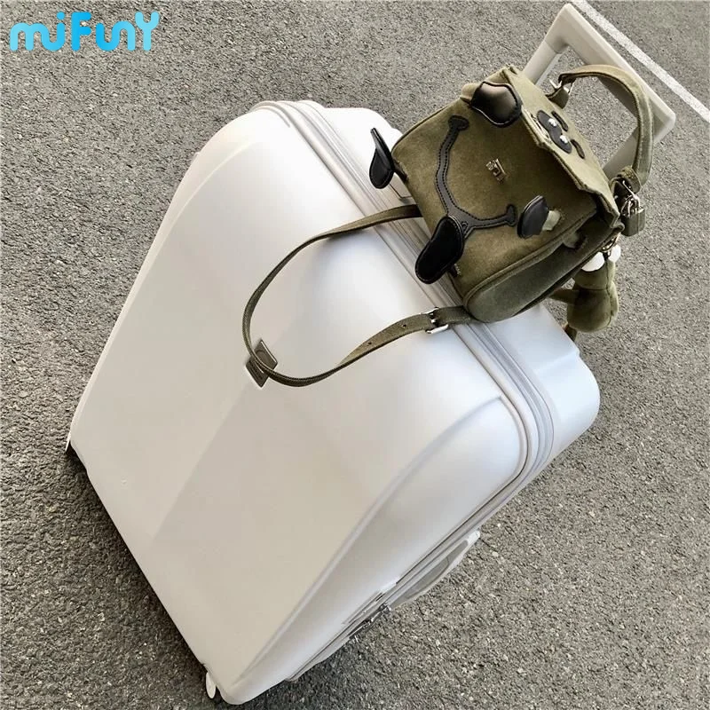 Mifuny Rolling Luggage ABS Trolley Case Universal Wheeled Travel Box Commercial Registration Lagre Capacity Code case Makeup Box