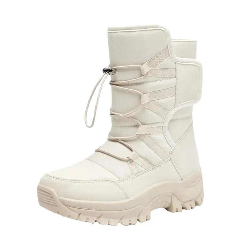 

Winter Women Boots Warm Sneakers Trendy Black Ankle Boots Waterproof Snow Boots Female Warm Fur Fashion Outdoor Platform