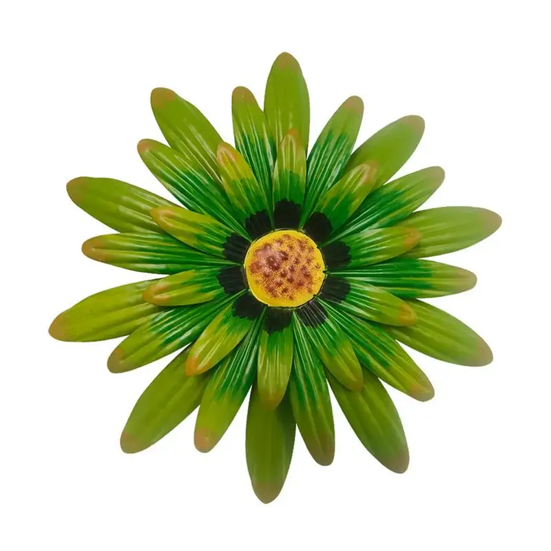 

Farmhouse Metal Wall Flowers Floral Wrought Iron Art Pendant Multi-Purpose Wall Art Decorations For Patio Garden Porch Bedroom