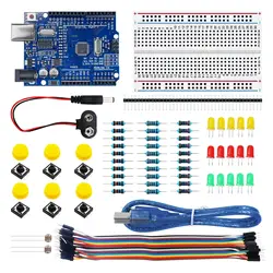 Comprehensive Starter Kit for DIY Electronics Projects with Tutorial Guide (Kit 02 no box)