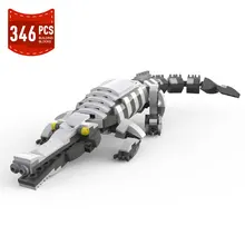 

Moc Animals Series Mecha Crocodile Building Blocks Creative Imagine Action Figures Assembled Model Bricks Toys for Children Gift