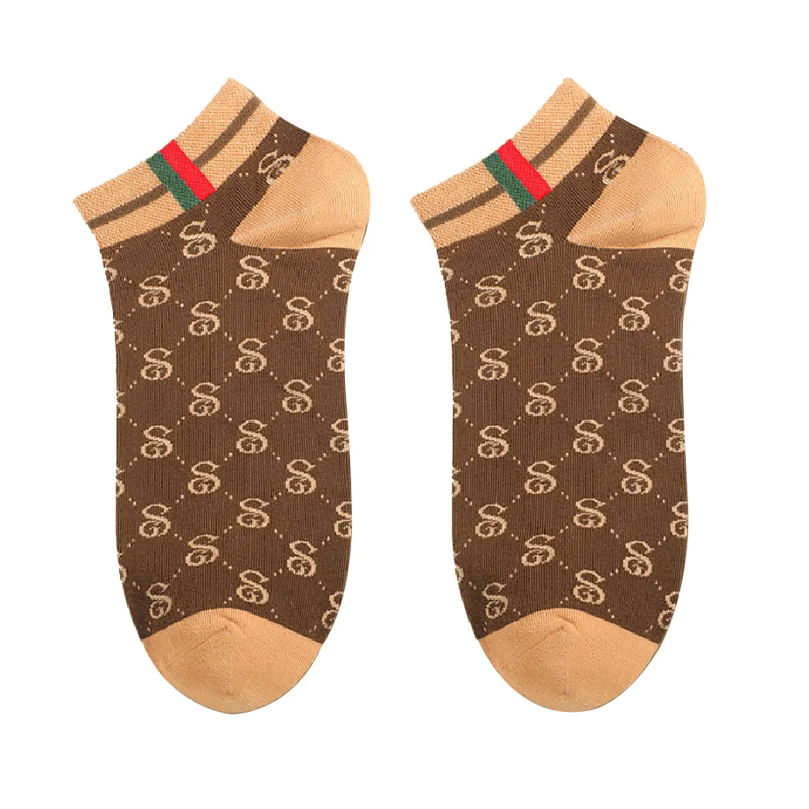 

5 Pairs Personalized Trendy Men Socks Breathable Comfortable Cotton Ankle Socks High Quality Business Dress Casual Male Socks
