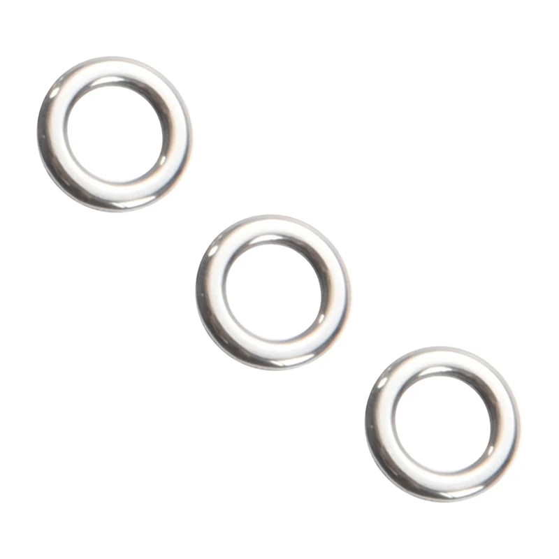 

500X Fishing Solid Ring Jigging Fishing Accessories The Best 304 Stainless Steel Very Large Test 1