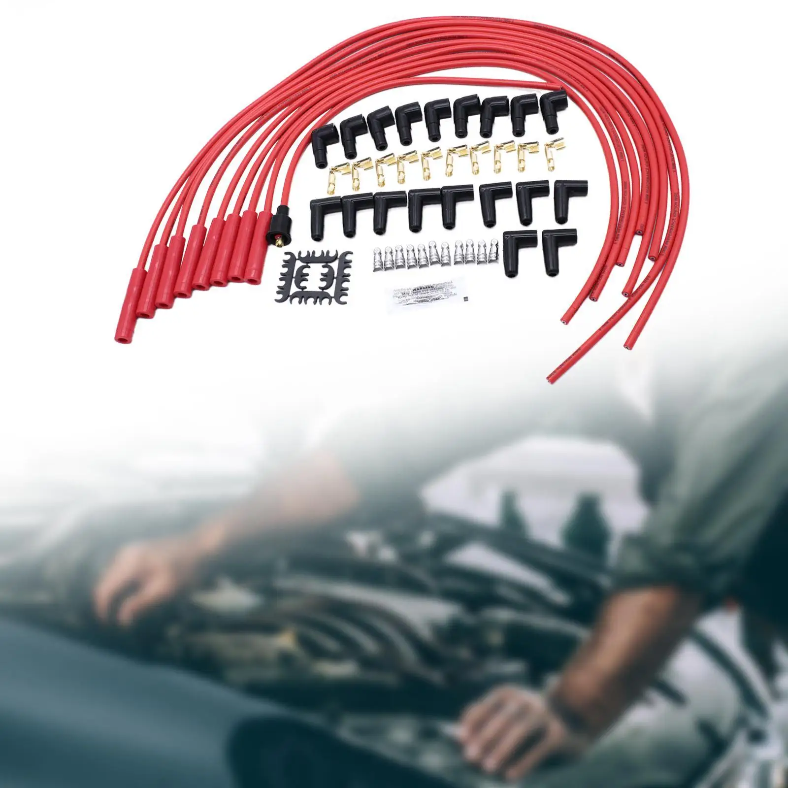 Automotive Spark Plug Wire Boot Connectors Metal Coil Packs Repair Parts for Engine Maintenance Automotive Spark Plug Wire Boot Connectors Metal Coil Packs Repair Parts for Engine Maintenance