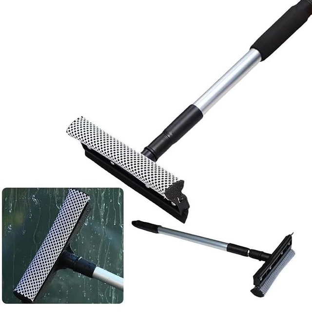 Window Squeegee Telescopic Rod Glass Window Cleaner Adjustable Cleaning  Brush With Long Handle Squeegee Wiper Cleaning Tool - AliExpress