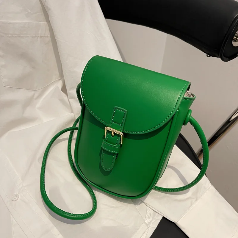 

Luxury 2023 Brand Small PU Leather Colorful Crossbody Bag for Woman Fashion Cute Phone Shoulder Side Bags Handbag Kawaii Purses