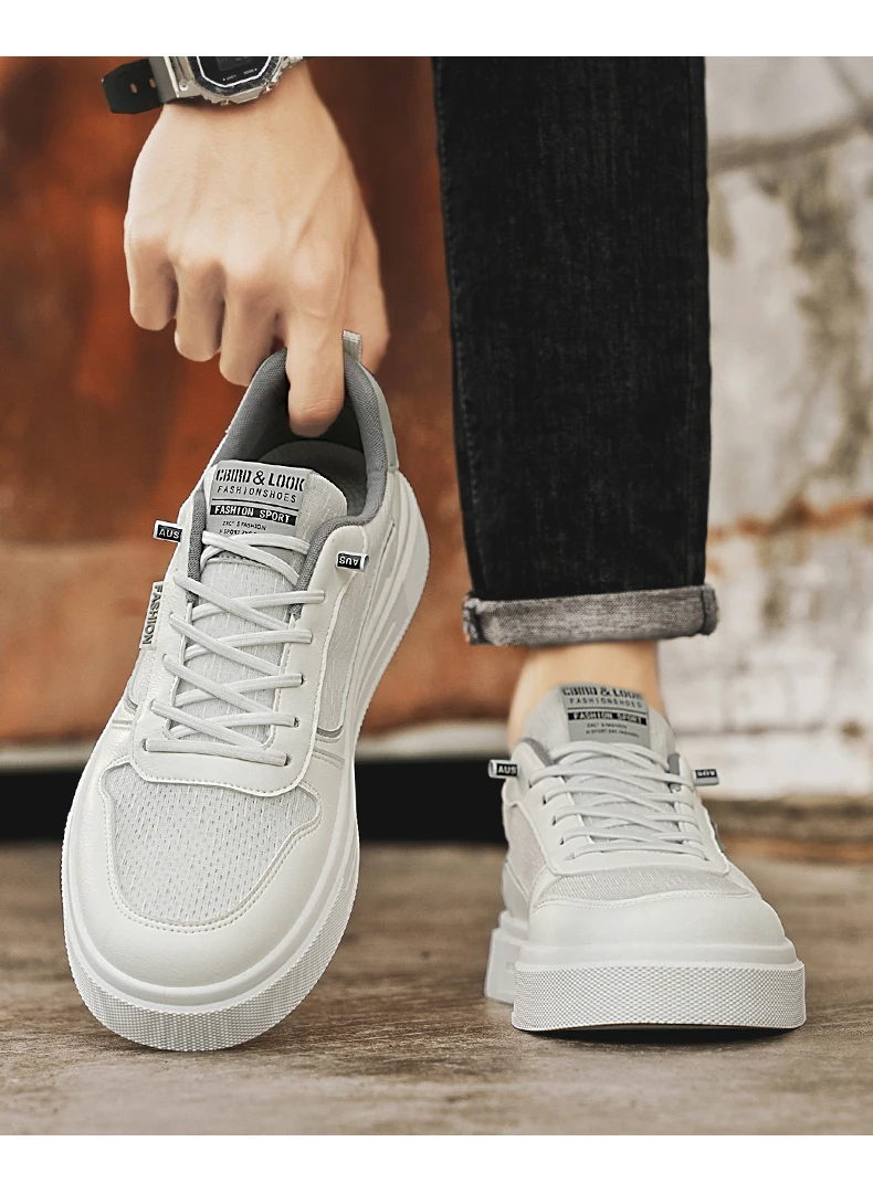 Scarpe da skate estive da uomo in mesh traspirante_voghion.com