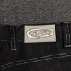 New Always Jeans High quality Printed Embroidery Straight Jeans Black Pants Men Jeans Printing Trend Street Wear AlwaysJeans Men 4