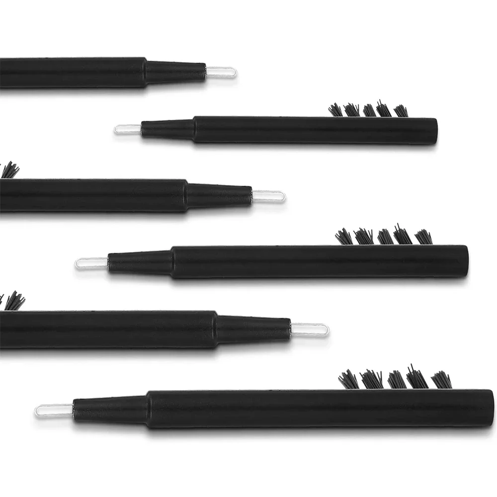 12 Pieces Hearing Aid Cleaning Brush Hearing Amplifier Brushes with Wax Loop and Magnet