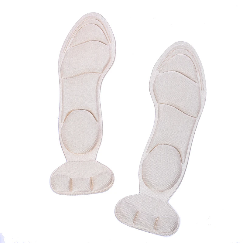 1 Pair Comfort Breathable Women's Fashion Insoles Massage High-heeled Shoes Insoles Anti-slip Insole Women Heels